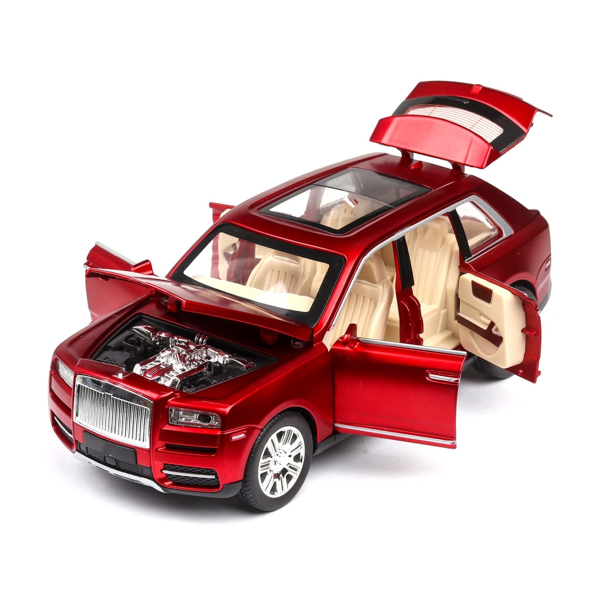 Modello Di Auto In Lega, Modello In Metallo, Scala 1:24 Per Rolls Royce Cullinan(Black)