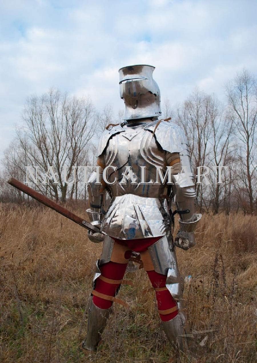 NauticalMart Medieval Knight German Gothic Suit Of Armor Combat Body Armour
