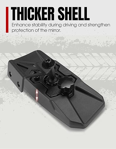 Miniatura 4 de A & UTV PRO Espejo retrovisor para Can Am Defender Maverick Trail Sport Traxter 2017-2024, accesorios Can-Am Commander 2021-2024, espejos