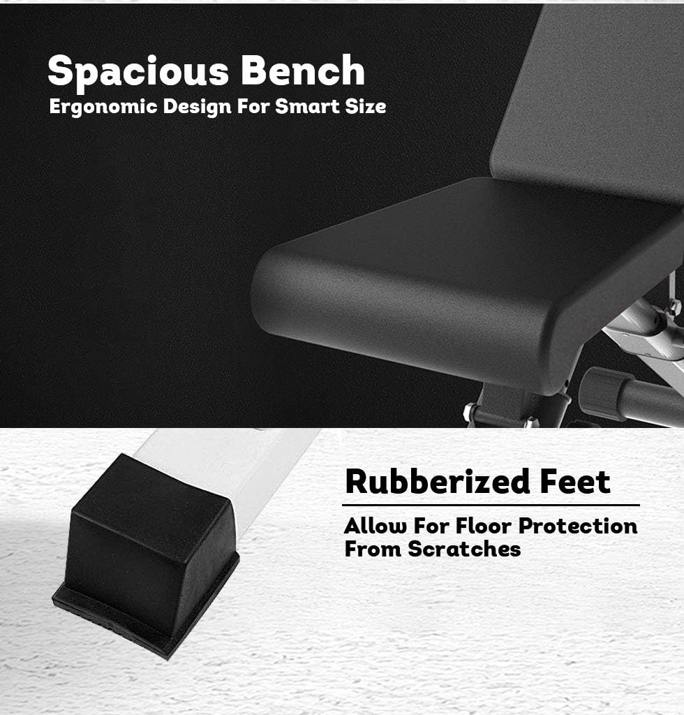 T&R sports Fitness RBT206 FID Bench Weight Press : Sports & Outdoors
