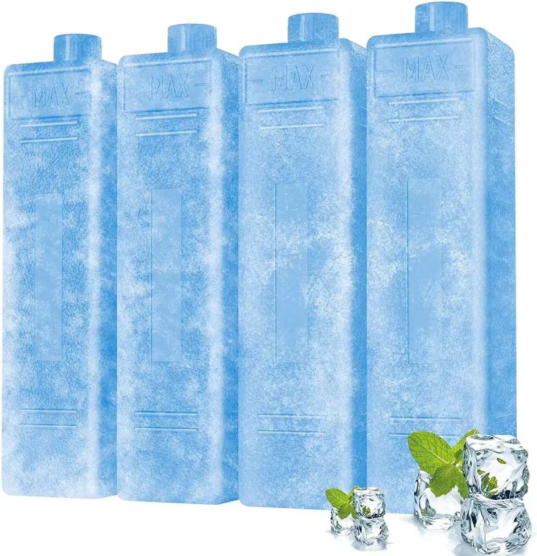 Cold Packs for Cooler - Reusable Ice Packs Help Double the Coolness of Your Air Conditioner and Air Cooler in Your Home to...