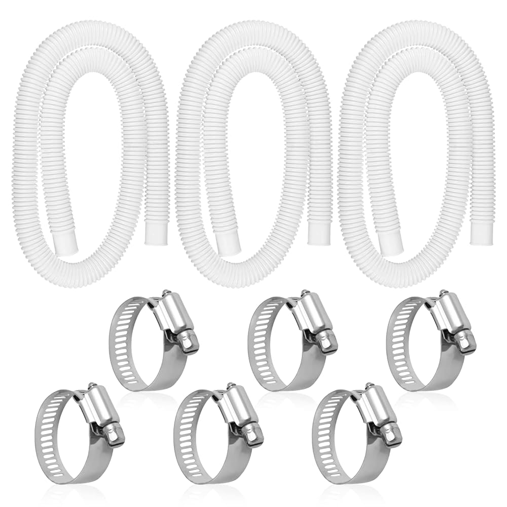 Amazon | 1.25インチ x 59インチ プールホース 地上プール交換用