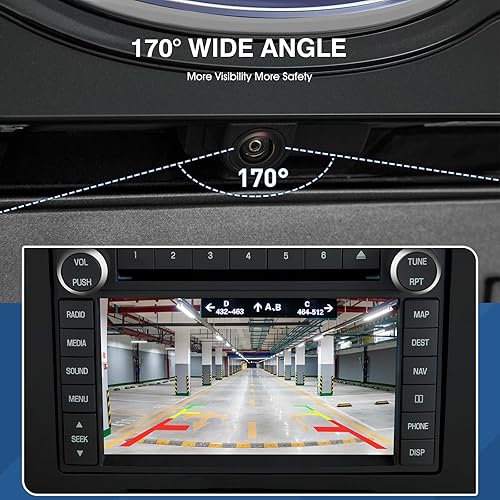 Miniatura 54 de Cámara de respaldo de visión trasera compatible con Ford Escape 2014 2015 2016, cámara de asistencia de respaldo de estacionamiento de seguridad