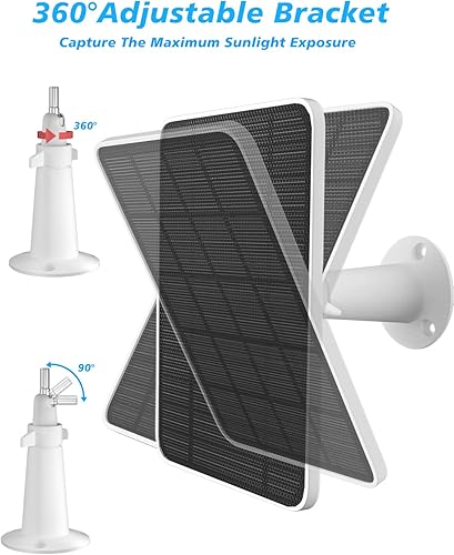 Miniatura 6 de Arlo - Cargador de panel solar compatible con Pro 5S4333 FloodlightUltra2, 6V 4.5W, paneles solares IP65 resistente a la intemperie con cable de