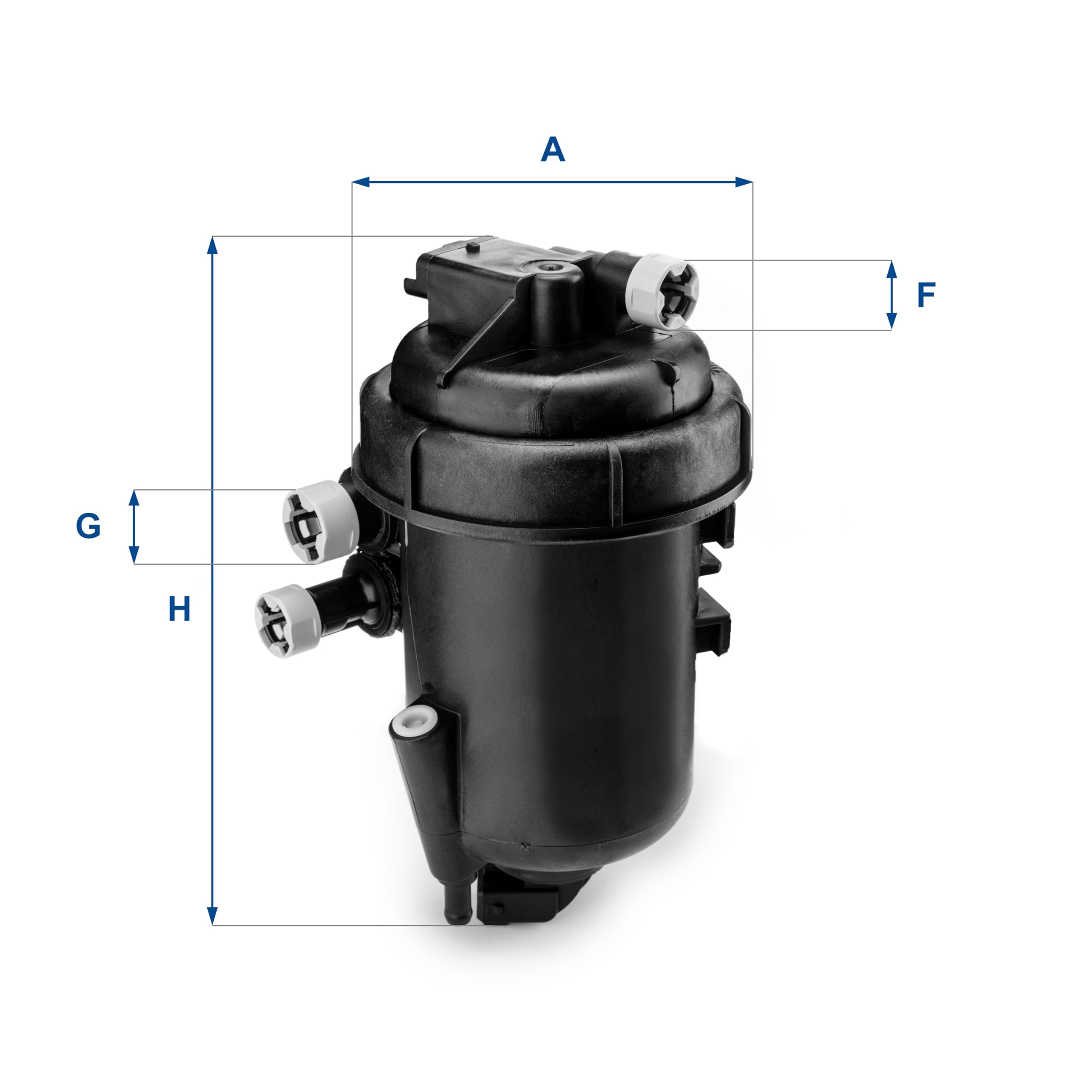 UFI Filters, Filtro Gasolio 55.084.00, Filtro Carburante per Ricambio, Adatto ad Auto e Van, Applicabile A Diversi Modelli Fiat Idea, Idea Van, Panda, Panda Van, Punto, Punto Van, Lancia Musa, Ypsilon
