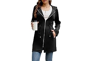 Women's Casual Zip-up Hooded Sweater Coat