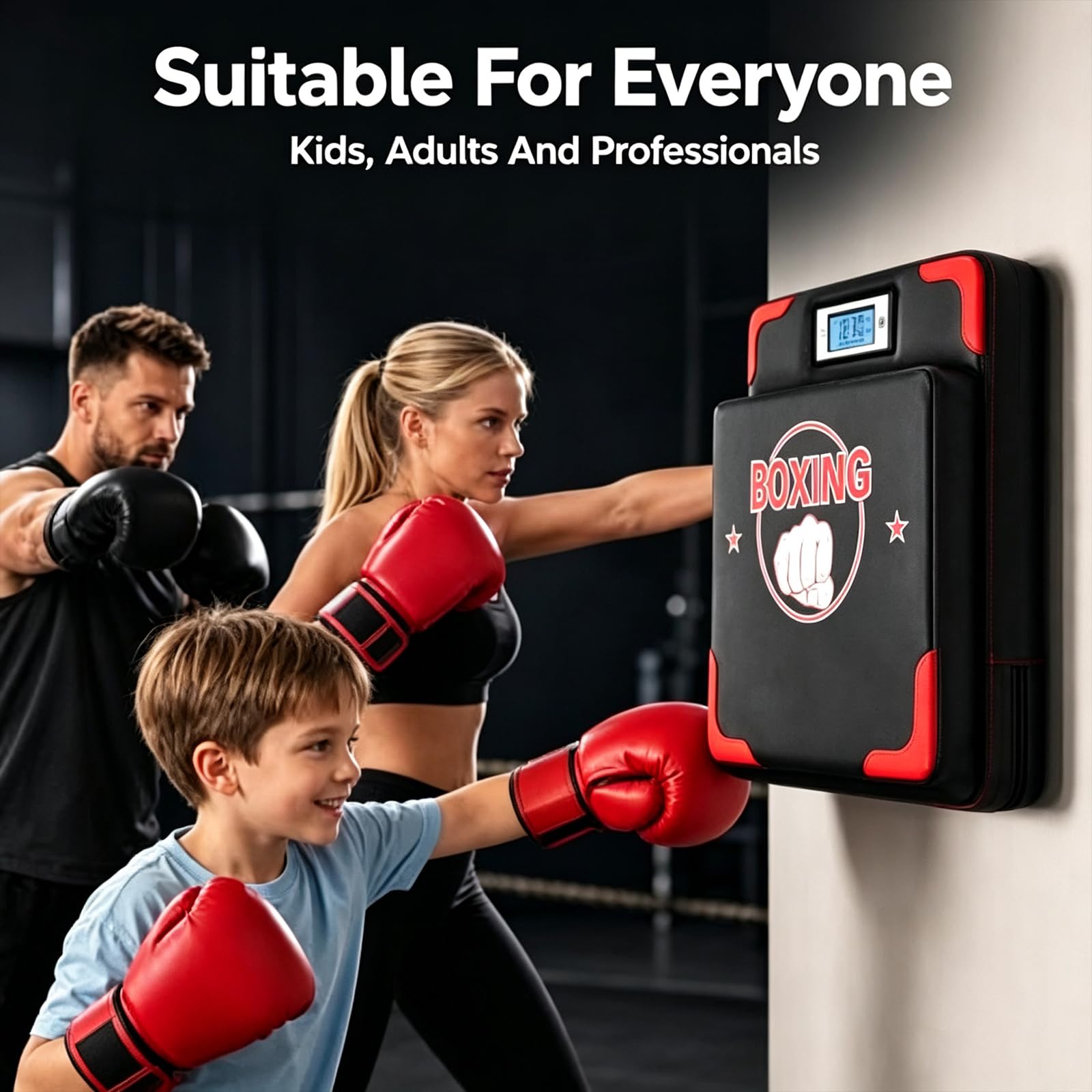 Tester di Forza da Boxe Elettronico con Misurazione Digitale della Forza