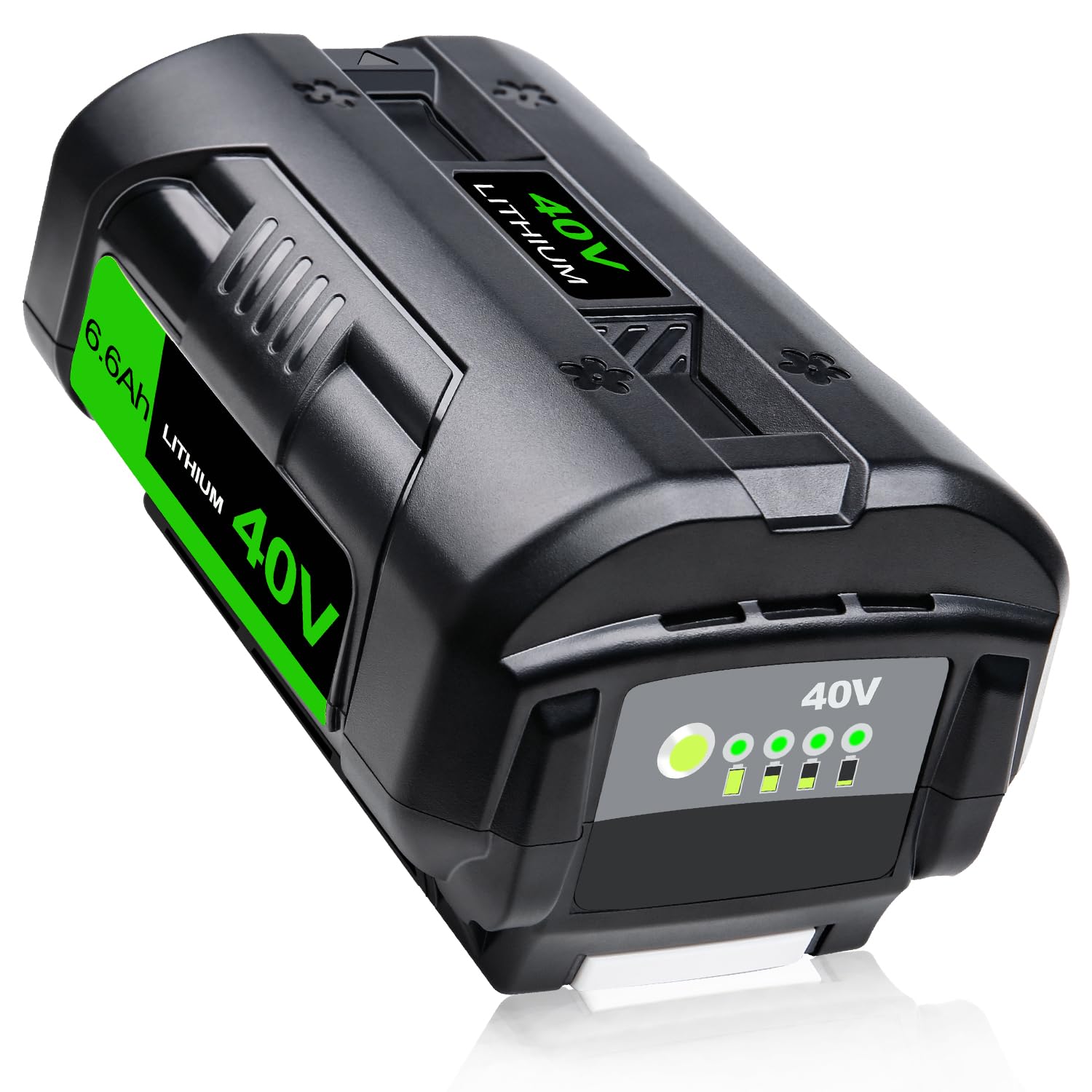 BOTKK40V 6.6Ah Replacement for Ryobi Battery 40V Lithium Compatible with Ryobi 40V Battery OP4050A OP40201 OP4026 OP40261 OP4030 OP40301 OP4050 OP4060