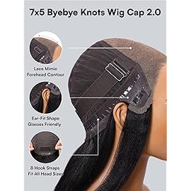 Beauty Forever Bye Bye Knots Glueless Wigs Black with Caramel Blonde Highlights Body Wave Human Hair Wig 7x5 HD Lace Pre Plucked Pre Cut Drawstring Wig for Beginner Ready to Wear 150% Density 16inch