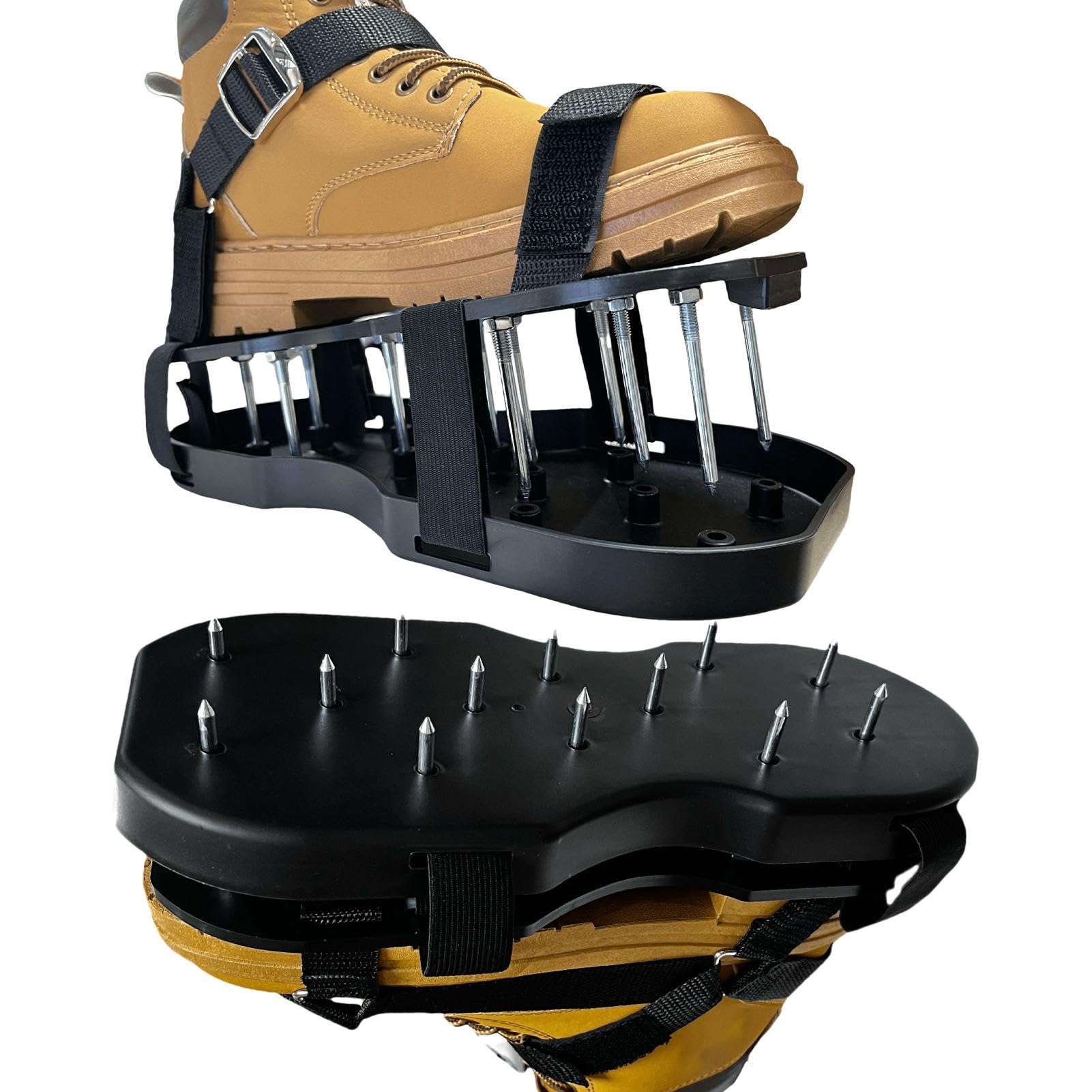 Chaussures aérateurs de pelouse outil aérateur de jardin pour entretien gazon à ressort