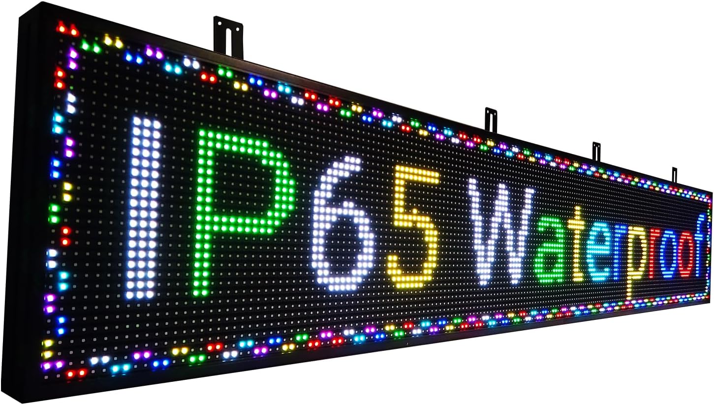 Amazon.com : P10 Scrolling LED Sign WiFi Programmable LED Display ...