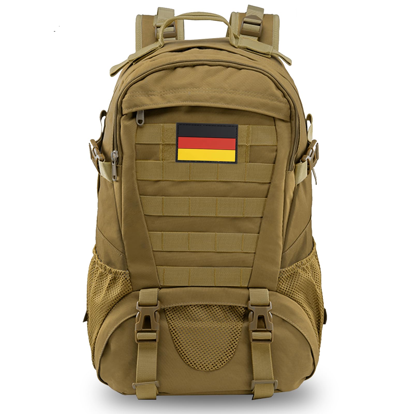 Jueachy Sac à Dos Tactique Militaire 30L Grande Capacité Sac Randonnée Daypack Sac à Dos Multifonction pour Trekking Voyage Camping Escalade Alpinisme Pêche École ou Utilisation Quotidienne