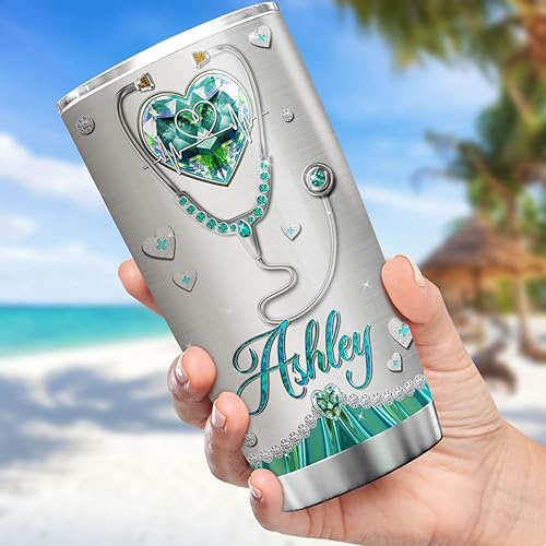 Miniatura 4 de KOIXA Vaso personalizado Cool Things For Doctors This Is What An Awesome Doctor Looks Like Taza de acero inoxidable Medical MD regalos para hombres