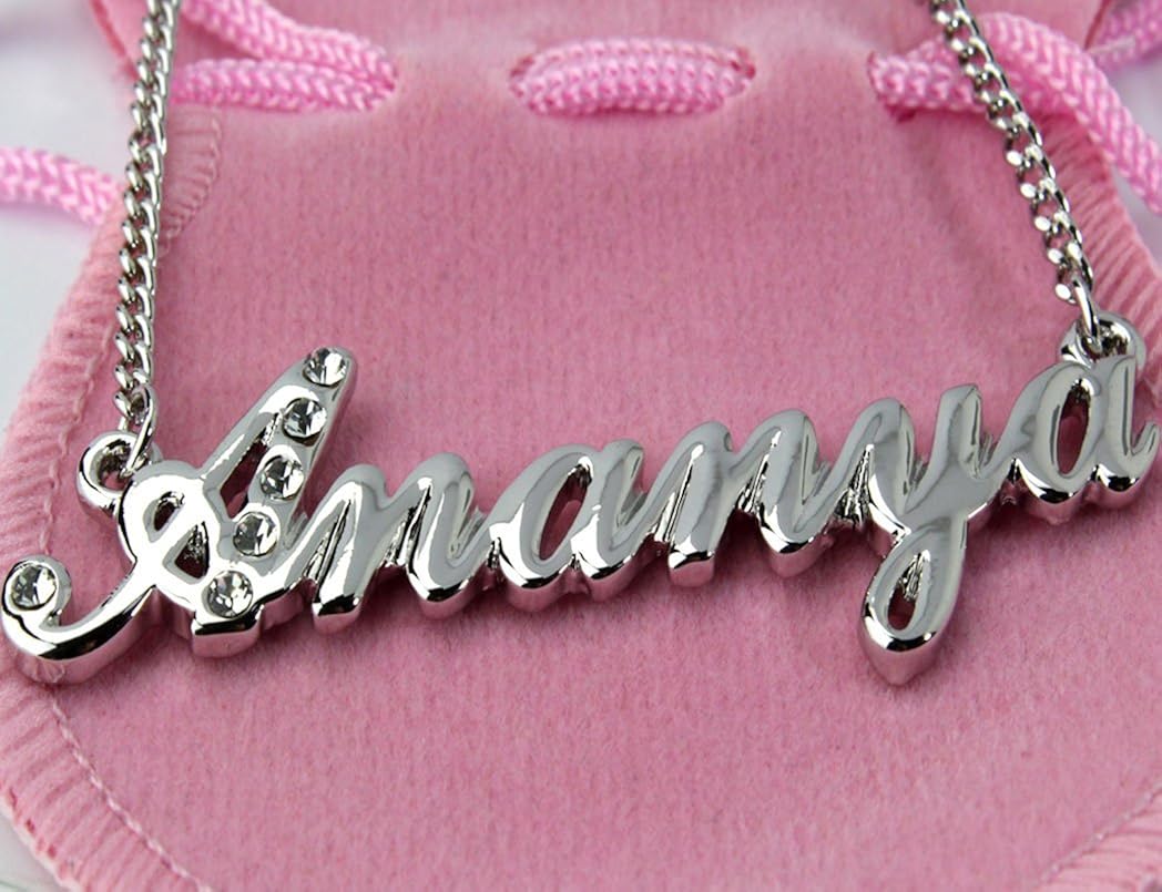Ananya Panday Ananya Name Necklace Ananya Radhika Jewellers Sales