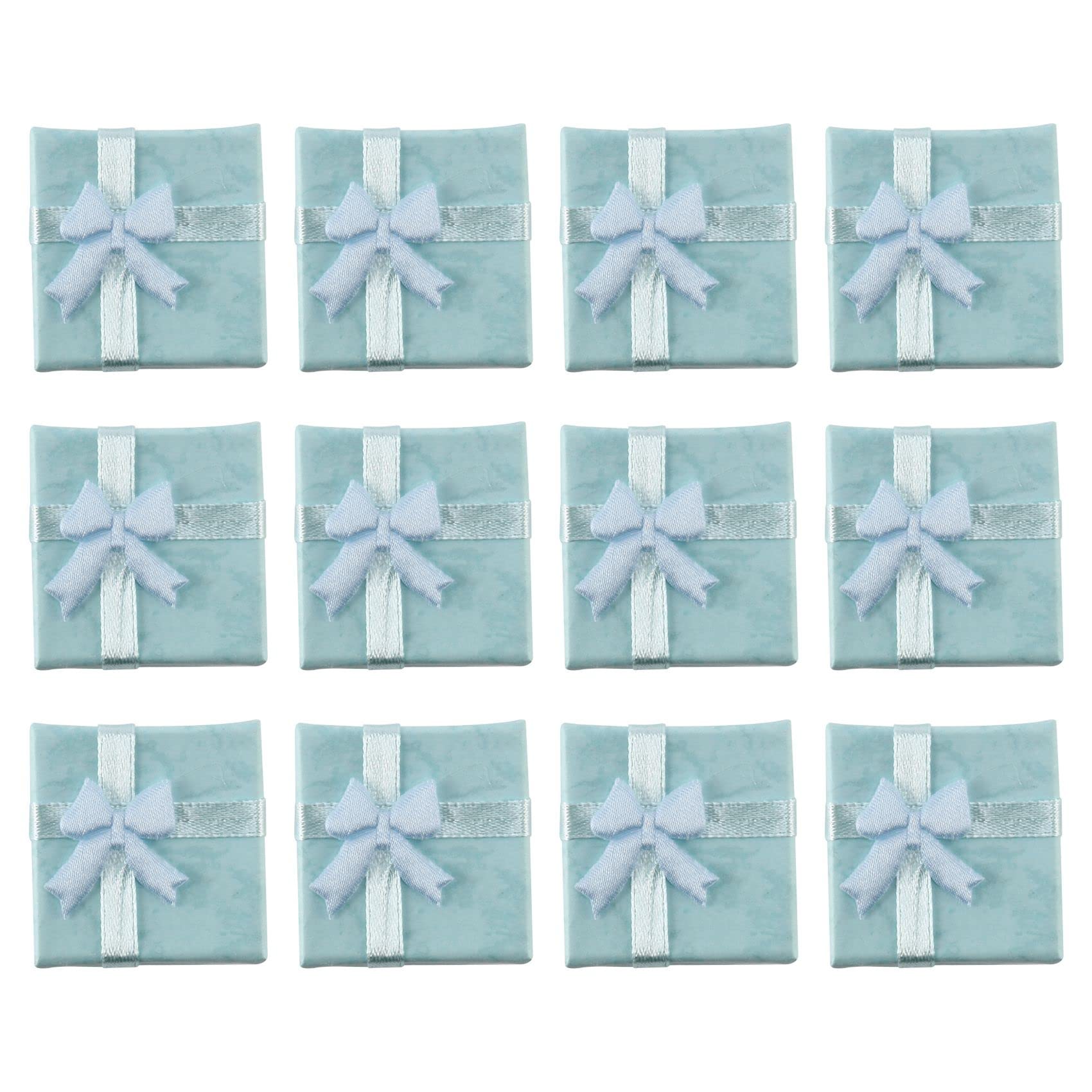 PENGY 12pcs BlueJewelry Ring Earrings Bangle Gift Boxes Cutely Small Gift Box