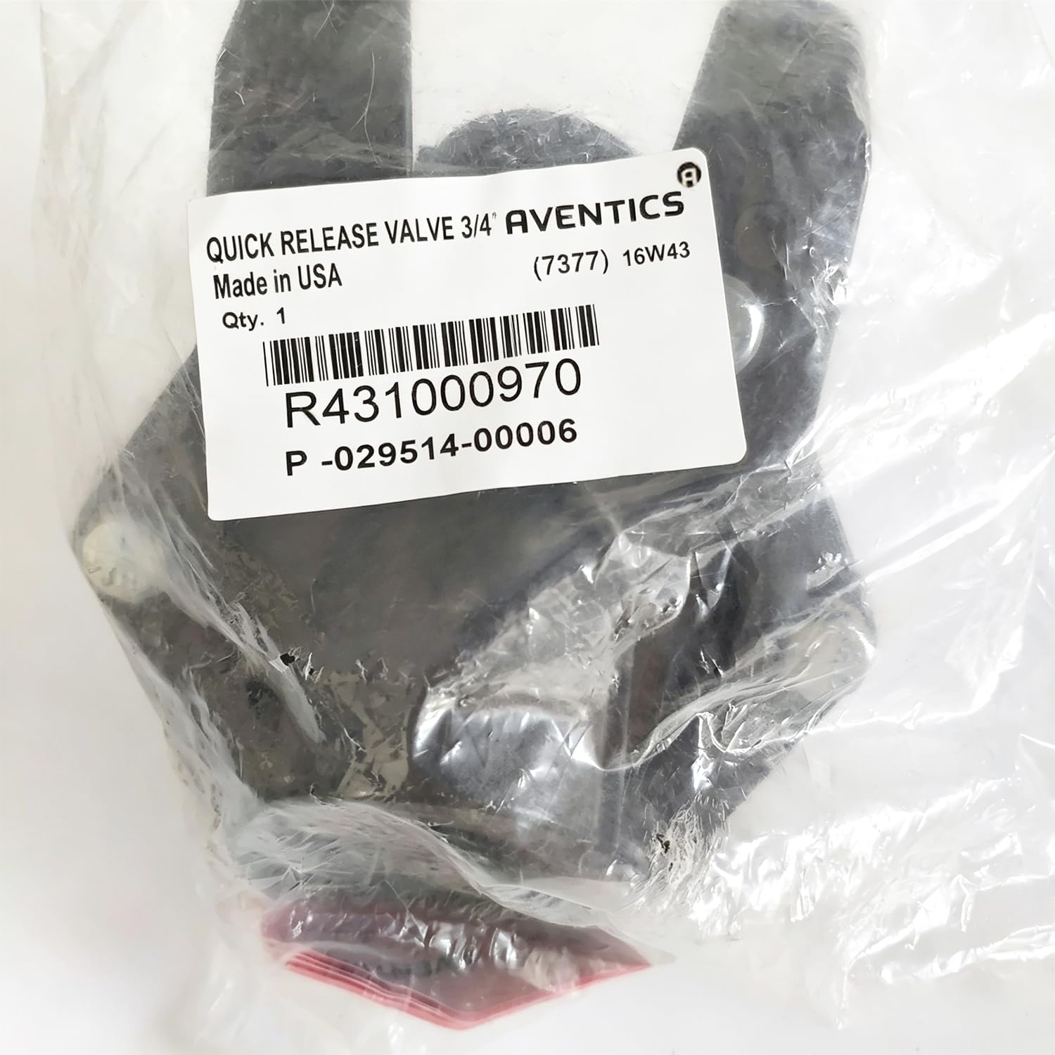 AVENTICS R431000970 3/2 Way Quick Release Manual Control Valve | A-Pilotair Series Pneumatic Air Valve 3/2 Way Design Manual Control