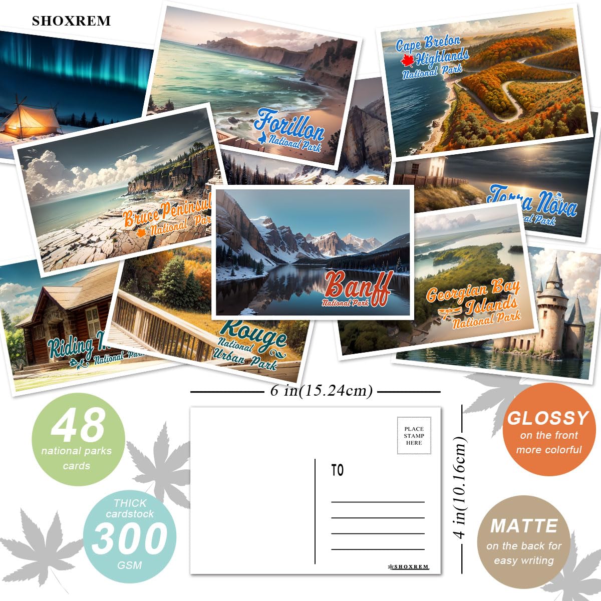 Vintage Style Travel Posters For Framing 48 Canadian National Parks ...