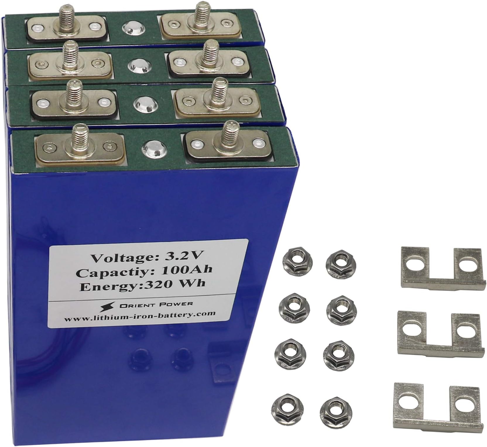 12V 100AH Lithium Iron Phosphate LiFePO4 Deep Cycle Car Battery Marine Solar RV Batteries （12 Volt Lithium)）