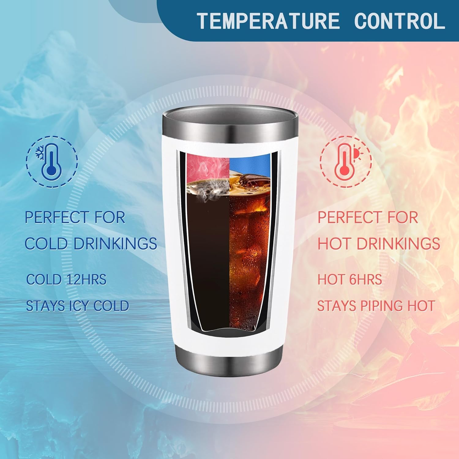 And So The Adventure Begins Tumbler, 20oz Inspirational Stainless Steel Insulated Travel Mug with Lid, Double Wall Coffee Cup, Congratulations Gift for Graduation, New Job, Farewell, Women, Coworkers - Image 3