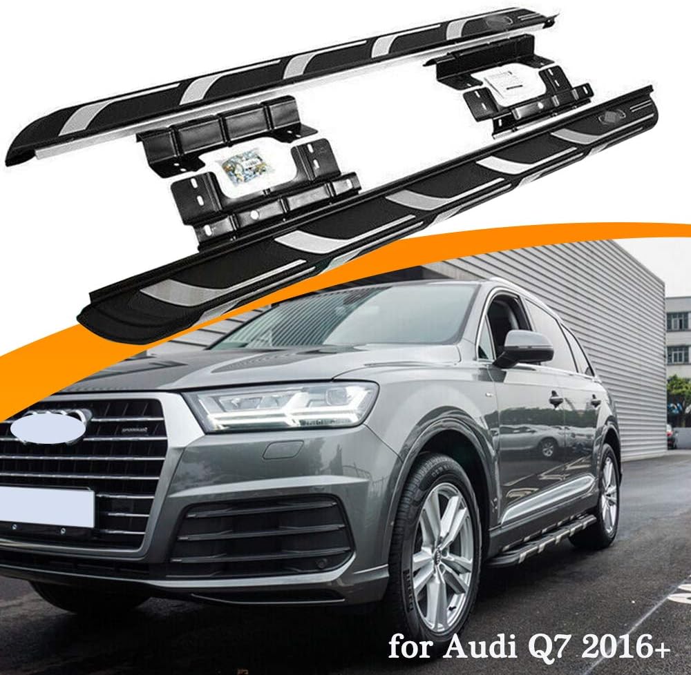 Snailfly Running Boards Side Step Fit for Audi Q7 2016 2017 2018 2019 2020 2021 2022