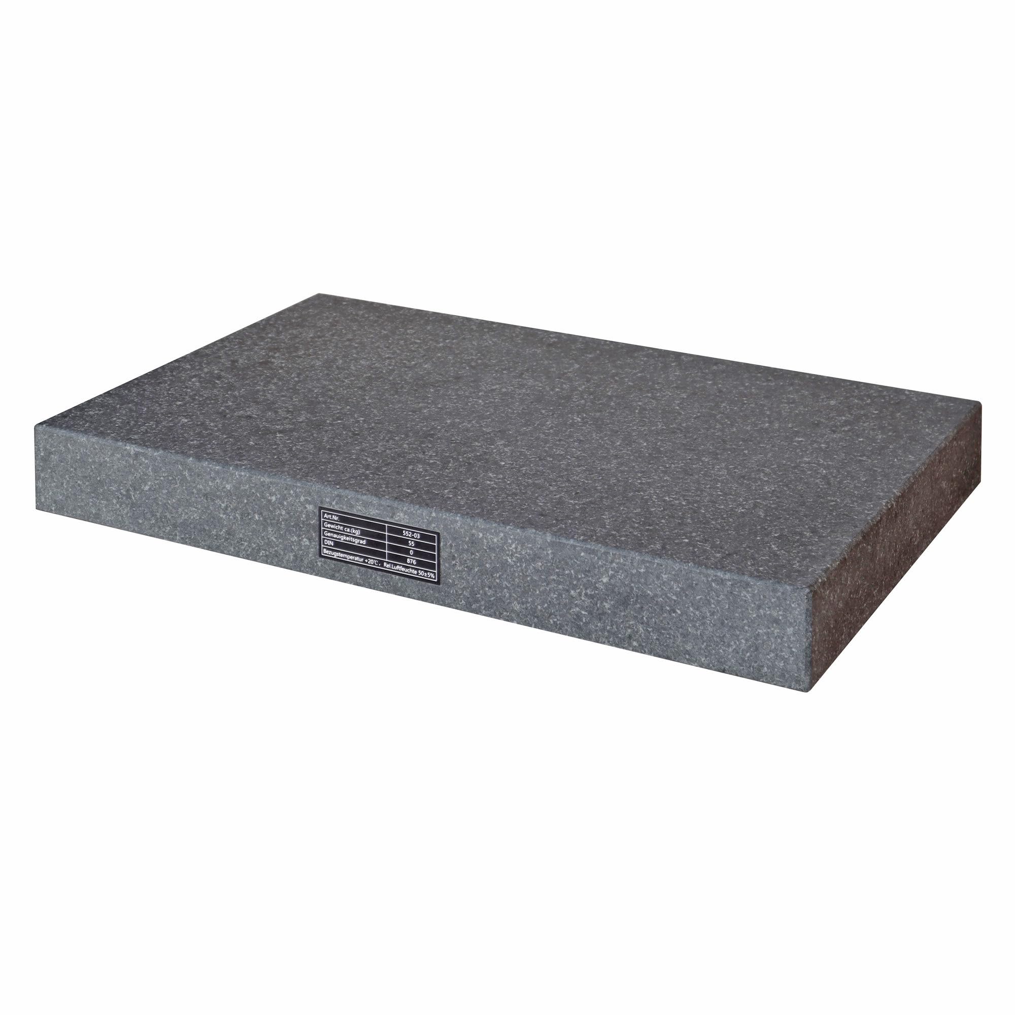 ASIMETO Granit-Messplatte mit Werkzeugschrank – 800 x 500 x 100 mm