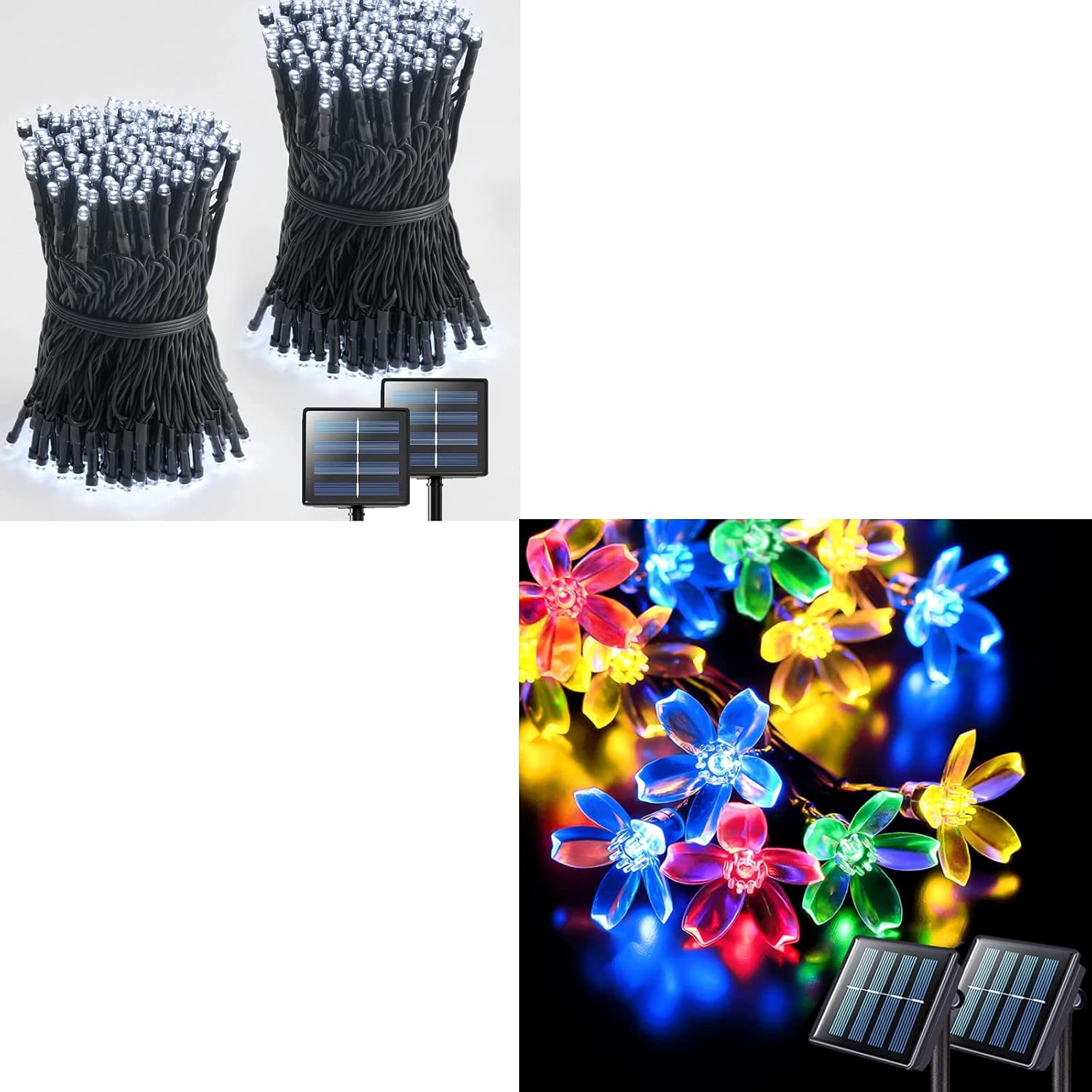 JMEXSUSS Solar String Lights Outdoor Waterproof for Garden Outside Decoration