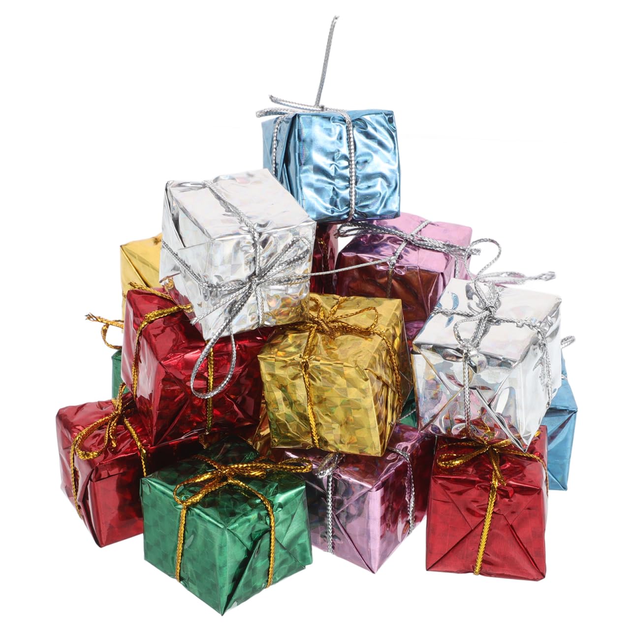Deco Noel sapin avec 72 mini cadeaux suspendus pour une ambiance festive