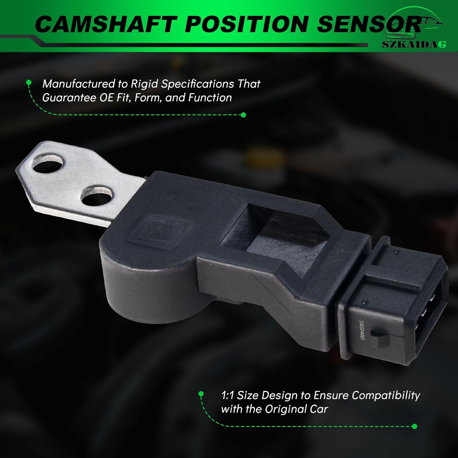 Camshaft Position Sensors Compatible with for:-Chevy Aveo 2004-2008, Aveo5 2007-2011, for:-Pontiac G3 2009 2010 1.6L L4 Gas Replacement OE# 96253544, PC592, 917-746, 917746, 2134701, 2351317