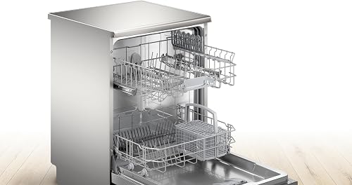 Bosch Dishwasher Free-Install, 60 cm, ActiveWater, Silent, Series 2, Stainless Steel, SMS25AI05E - 7