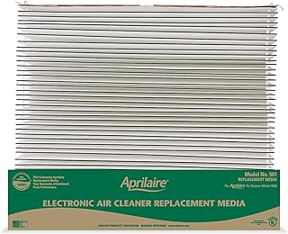 AprilAire 501 Replacement Filter for AprilAire 5000 Whole-House Air Purifier - MERV 15 Equivalent, 16x25x6 Air Filter (Pack of 4)