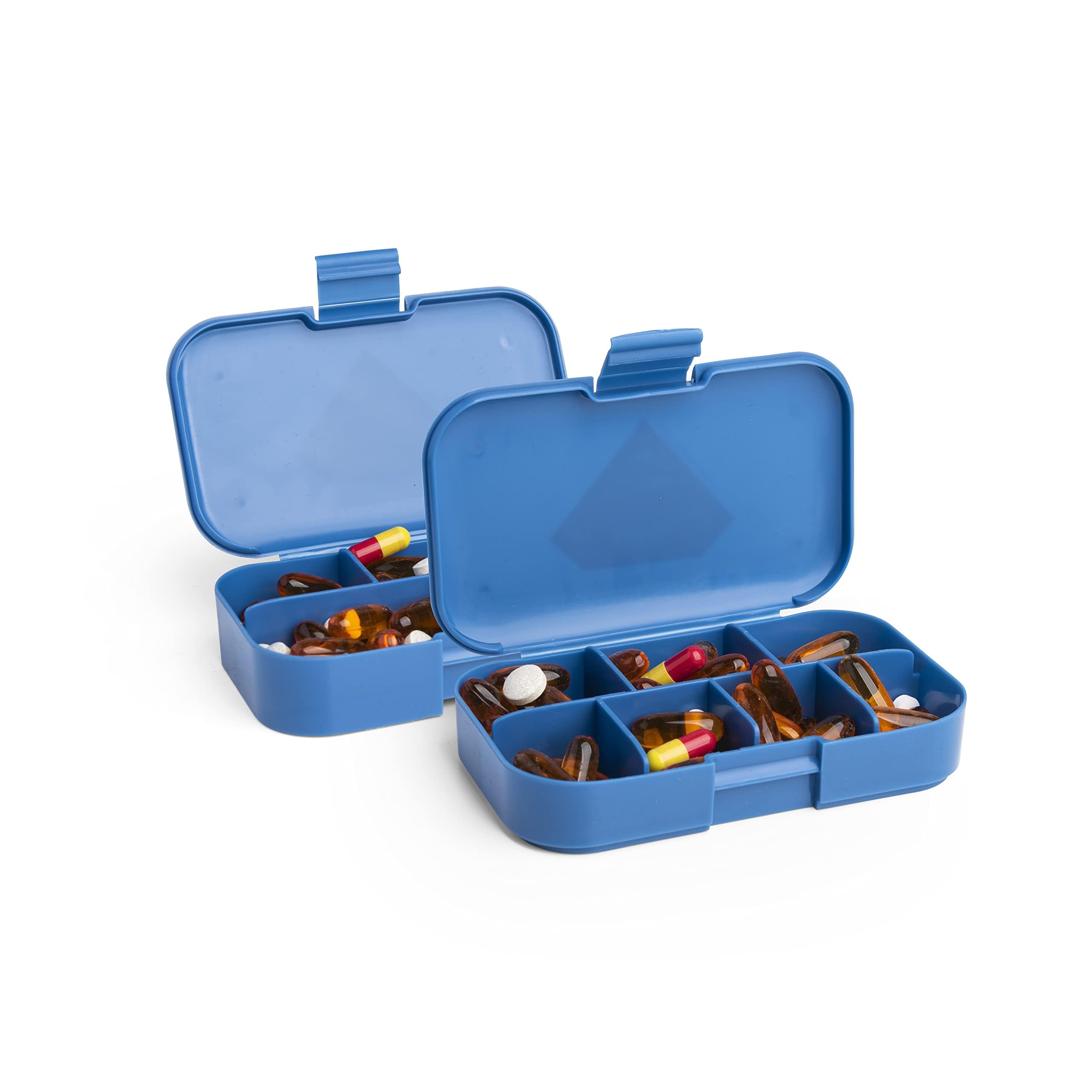 Smartshake DC Comics Pill Box Organizer, BPA Free - Pudełko do przechowywania leków do codziennego użytku - 7-dniowe przenośne etui na tabletki do podróży, witaminy i suplementy (Superman)