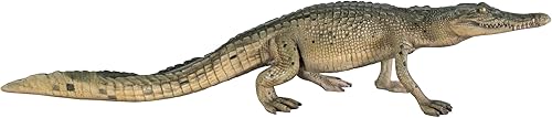 Miniatura 2 de Design Toscano La colección de animales de vida silvestre a gran escala la estatua de cocodrilo caminante, multicolor