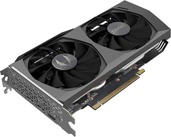ZOTAC GAMING GeForce RTXTM 3060 Ti Twin Edge OC LHR 8GB GDDR6 256-bit 14 Gbps PCIE 4.0 Gaming Graphics Card, IceStorm 2.0 Advanced Cooling, Active Fan Control, FREEZE Fan Stop ZT-A30610H-10MLHR