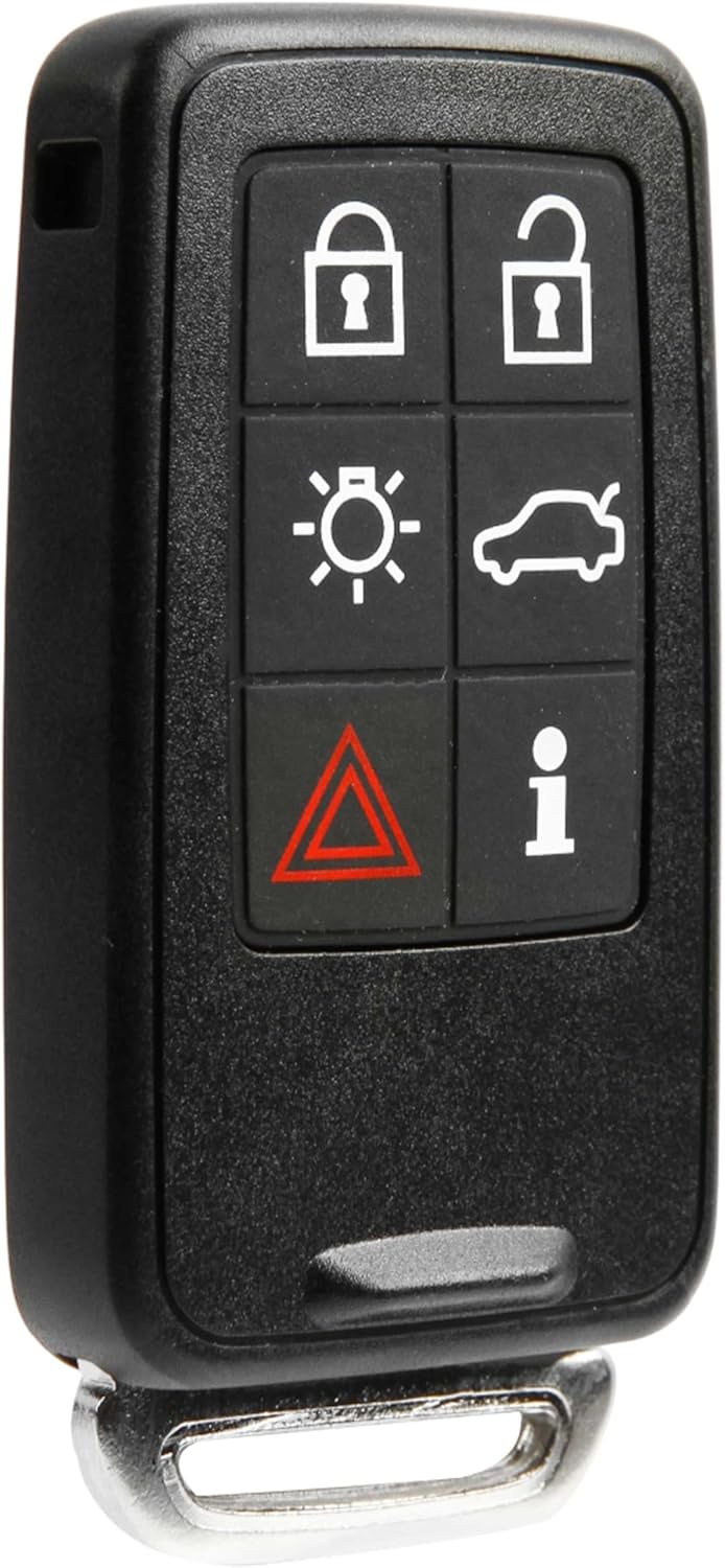 USARemote Key Fob Replacement Keyless Entry Remote for 2007 2008 2009 2010 2011 2012 2013 2014 2015 2016 2017 2018 Volvo S60 S80 V60 V70 XC60 XC70 6-Button Smart Key (KR55WK49266, 30659498)