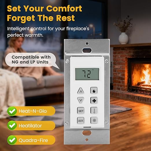 Control de Pared HTI-12-007 para Chimeneas a Gas Pevxou miniatura 6