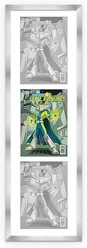 Miniatura 10 de Marco de cómic negro mate Para cómics publicados entre 1986 y el día actual (marco de madera maciza de cómic de la Edad Dorada), hecho