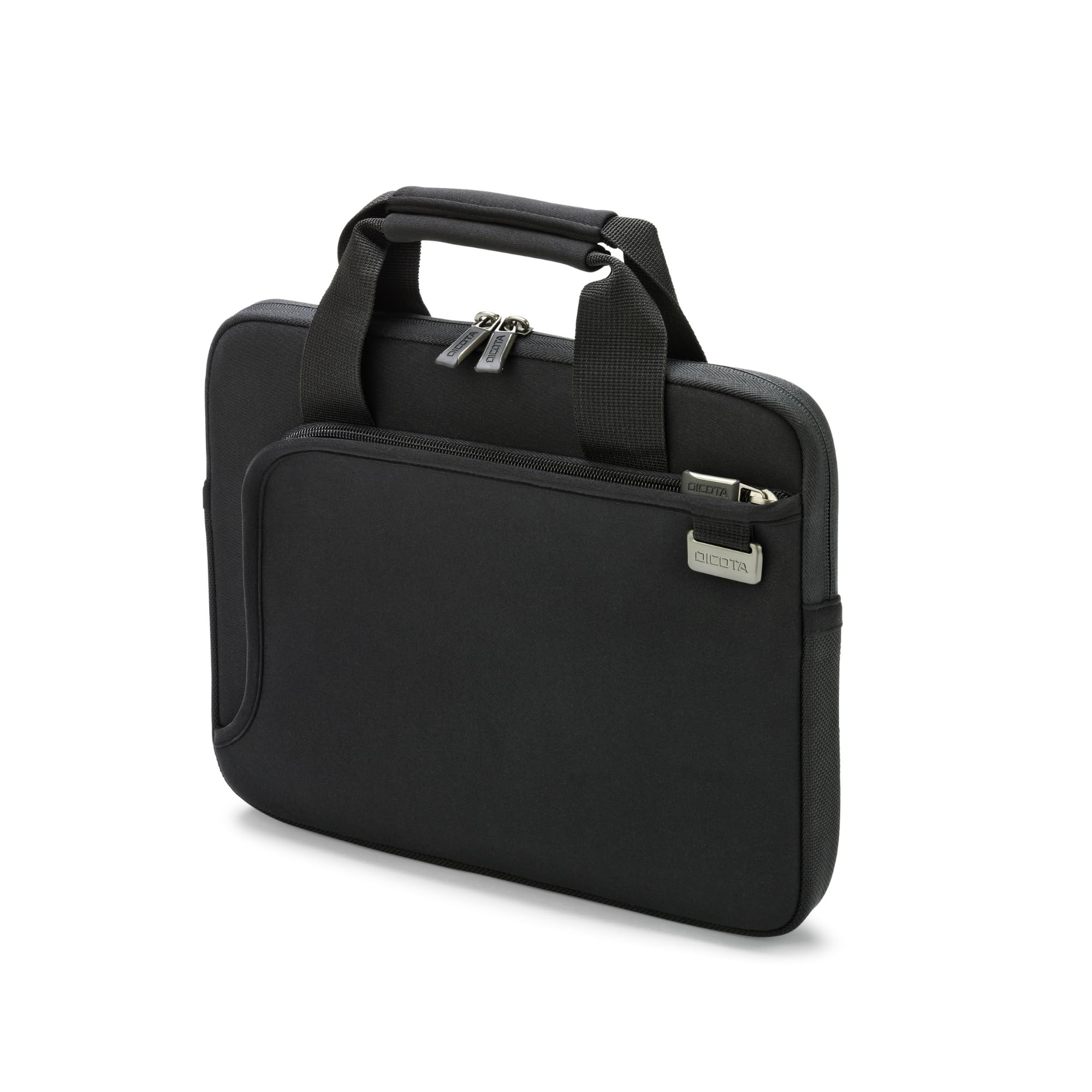 DICOTA Sac à bandoulière Smart Skin 13-13.3 Pouces pour Ordinateur Portable et Tablette, Sacoche légère avec poignées, Noir