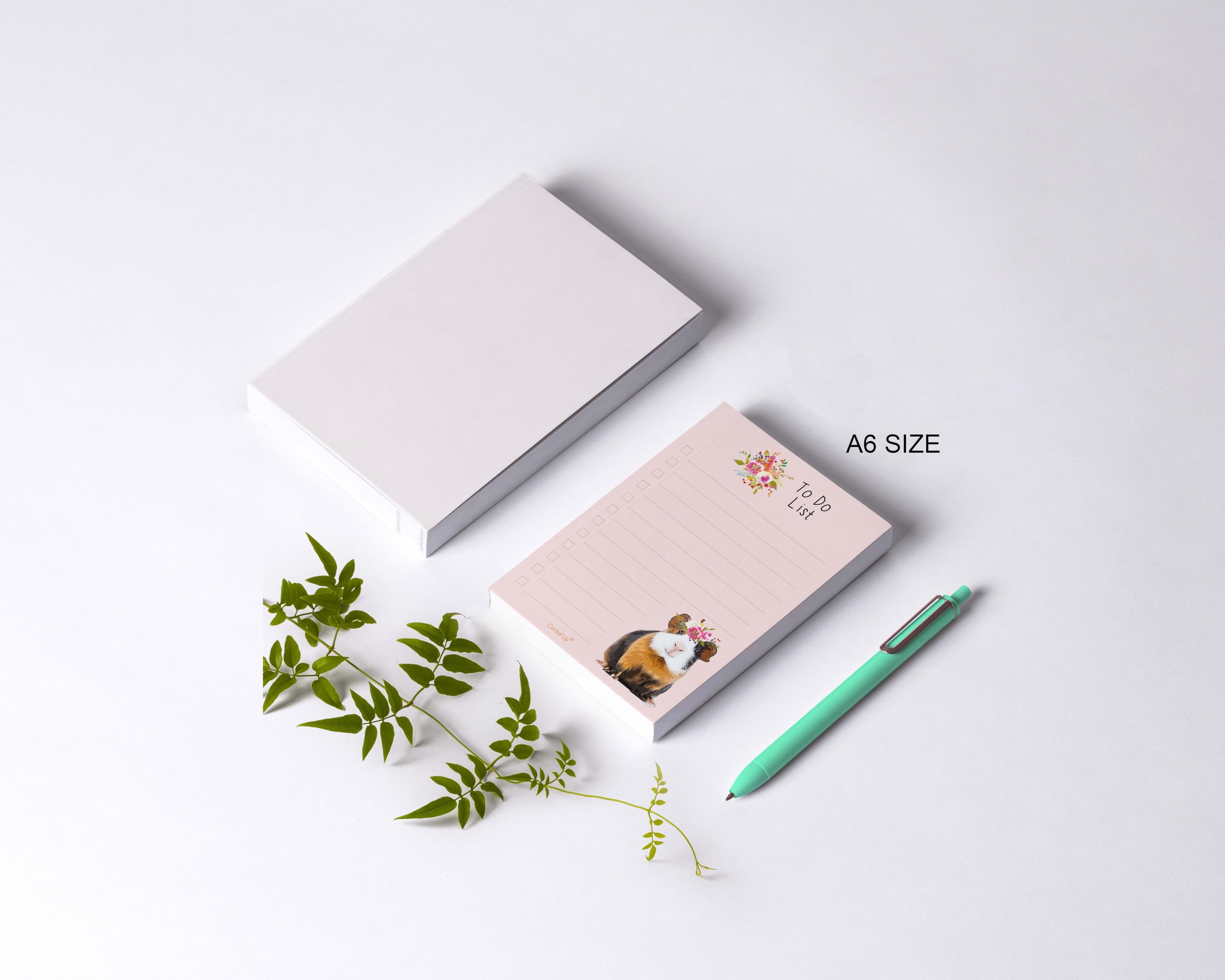 Guinea Pig to Do List Notepad A6 Size - 50 Tear Off Pages - Guinea Pig Gifts Notes Organiser Guinea Pig Lover Memo Desk Pad - Image 2