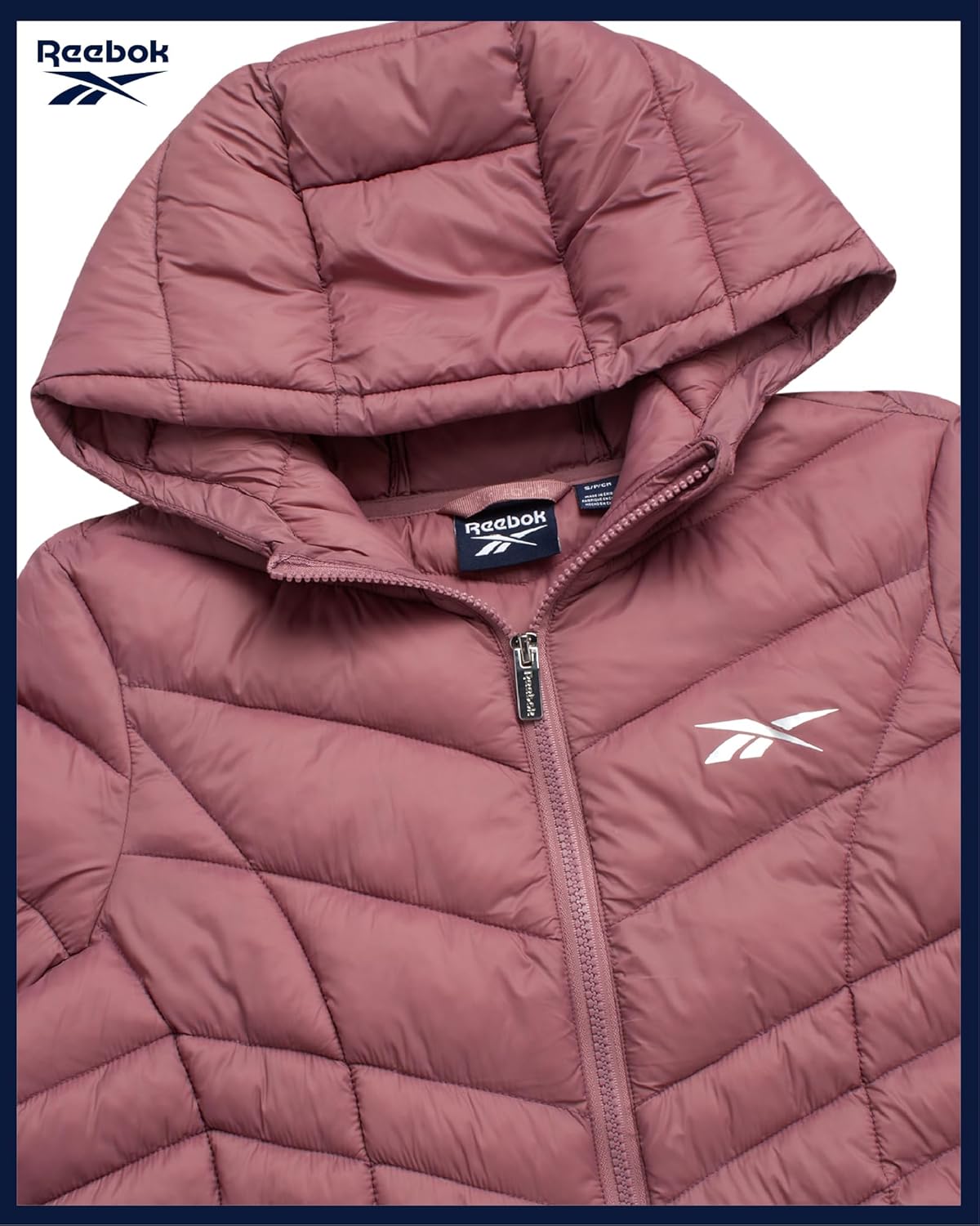 Reebok Womens Long Puffer Coat - Midweight Long Parka Length Quilted Snow Winter Jackets for Women (Also in Plus Size 1X-3X) - Image 5