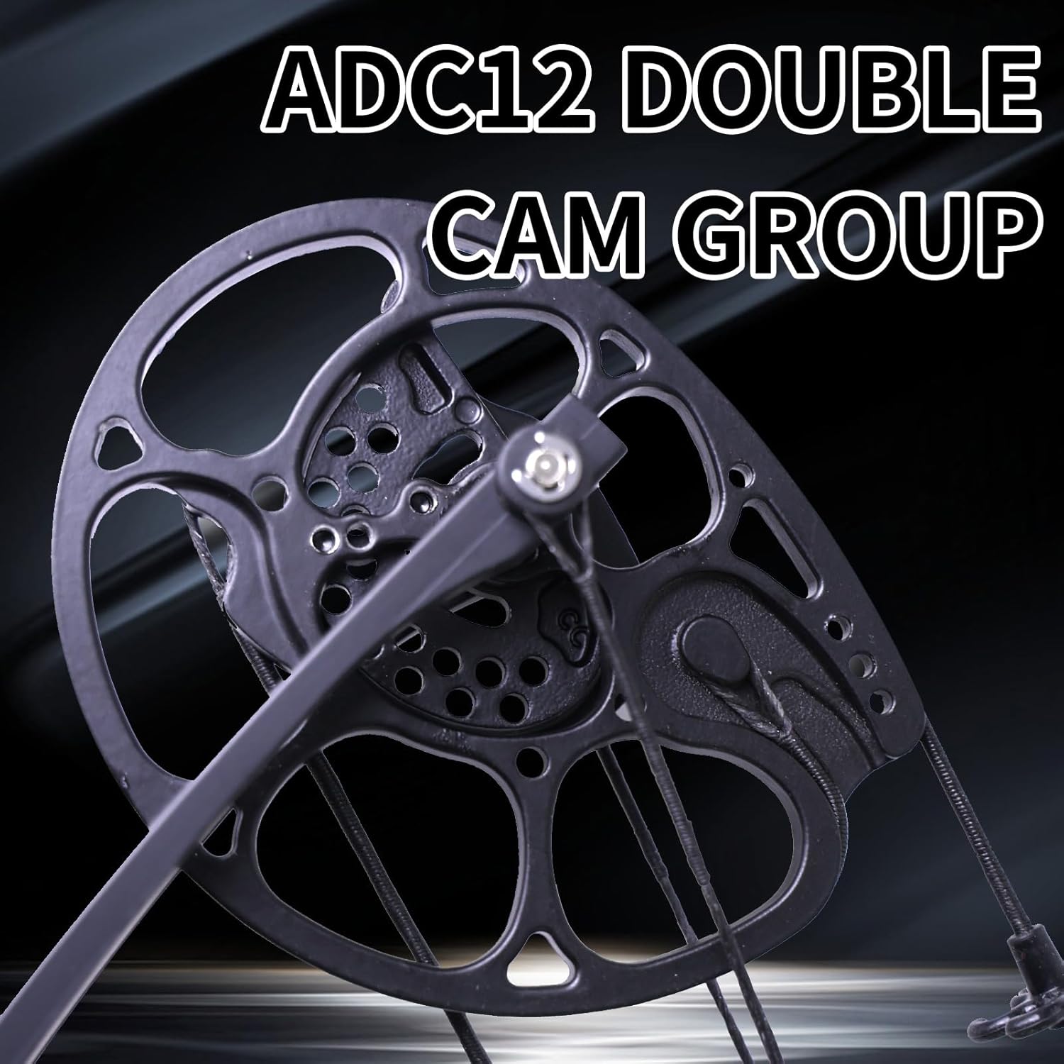 Compound Bow and Arrow Set for Adults Archery Shooting Bow Adjustable 30-65lbs Composite Bow Combination 19.5"-30" Draw Length Hunting Equipment