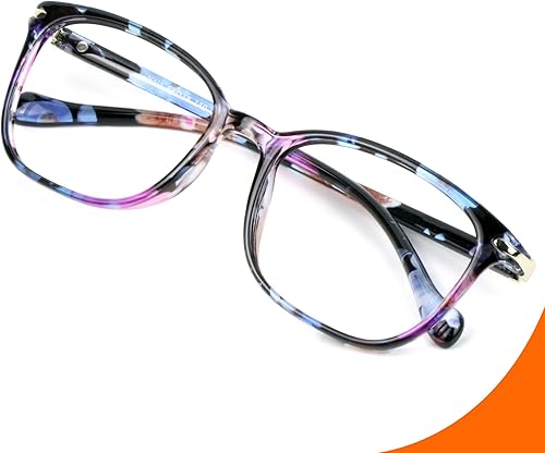 VisionGlobal Blue Light Blocking Glasses for WomenMen, Anti Eyestrain, Stylish Square Frame, Anti Glare VisionGlobal Blue Light Blocking Glasses for WomenMen, Anti Eyestrain, Stylish Square Frame, Anti Glare