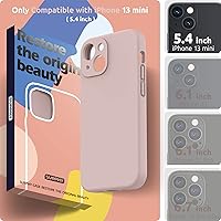 Vista 17 de SURPHY Compatible con iPhone 13 Mini Funda con Protector de Pantalla, (Protección de Cámara y Forro de Microfibra Suave) Funda de Teléfono