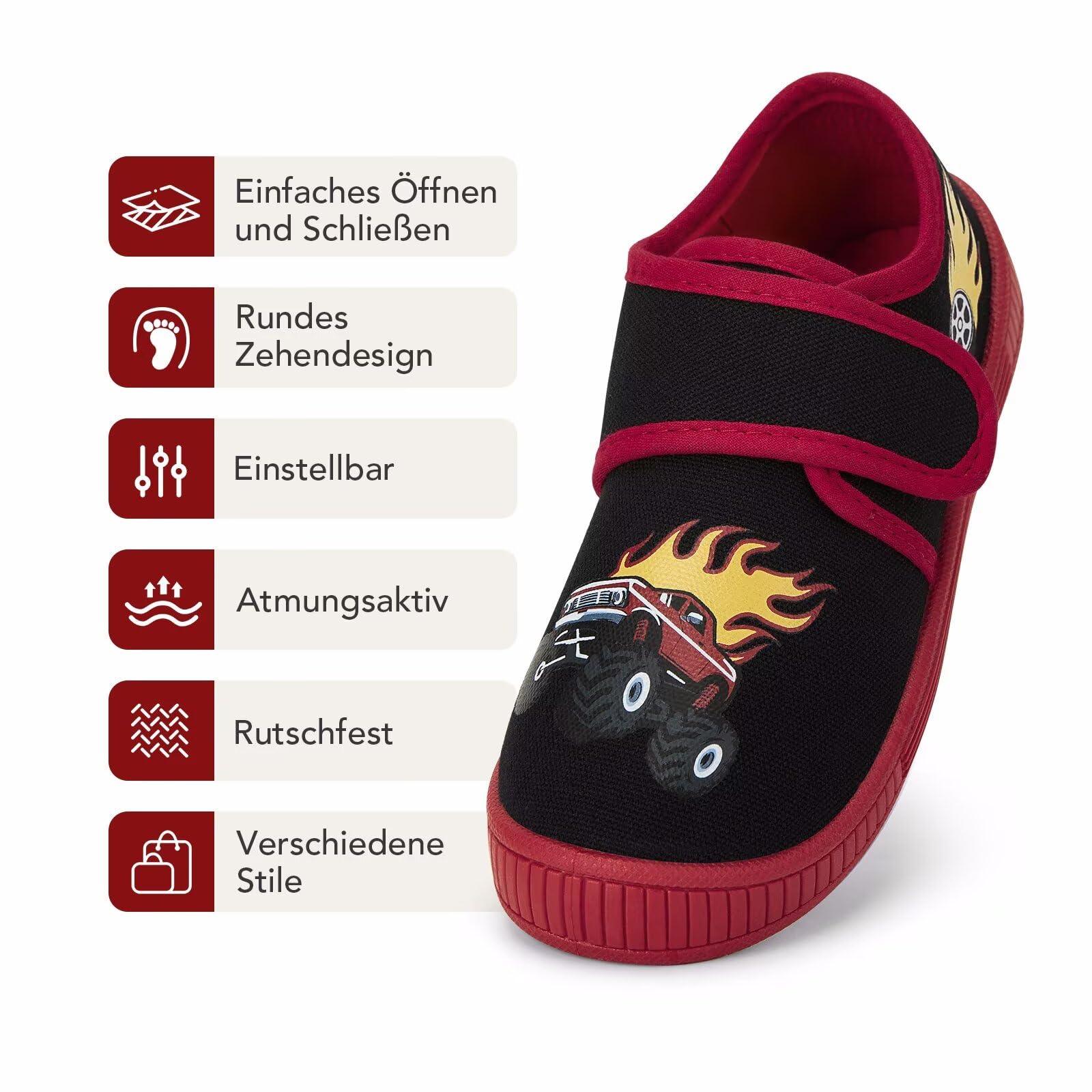 EUXTERPA Hausschuhe Kinder Jungen Mädchen Kleinkind Hausschuhe Unisex Barfuß leichte Hausschuhe Kindergarten Indoor-Anti-Rutsch