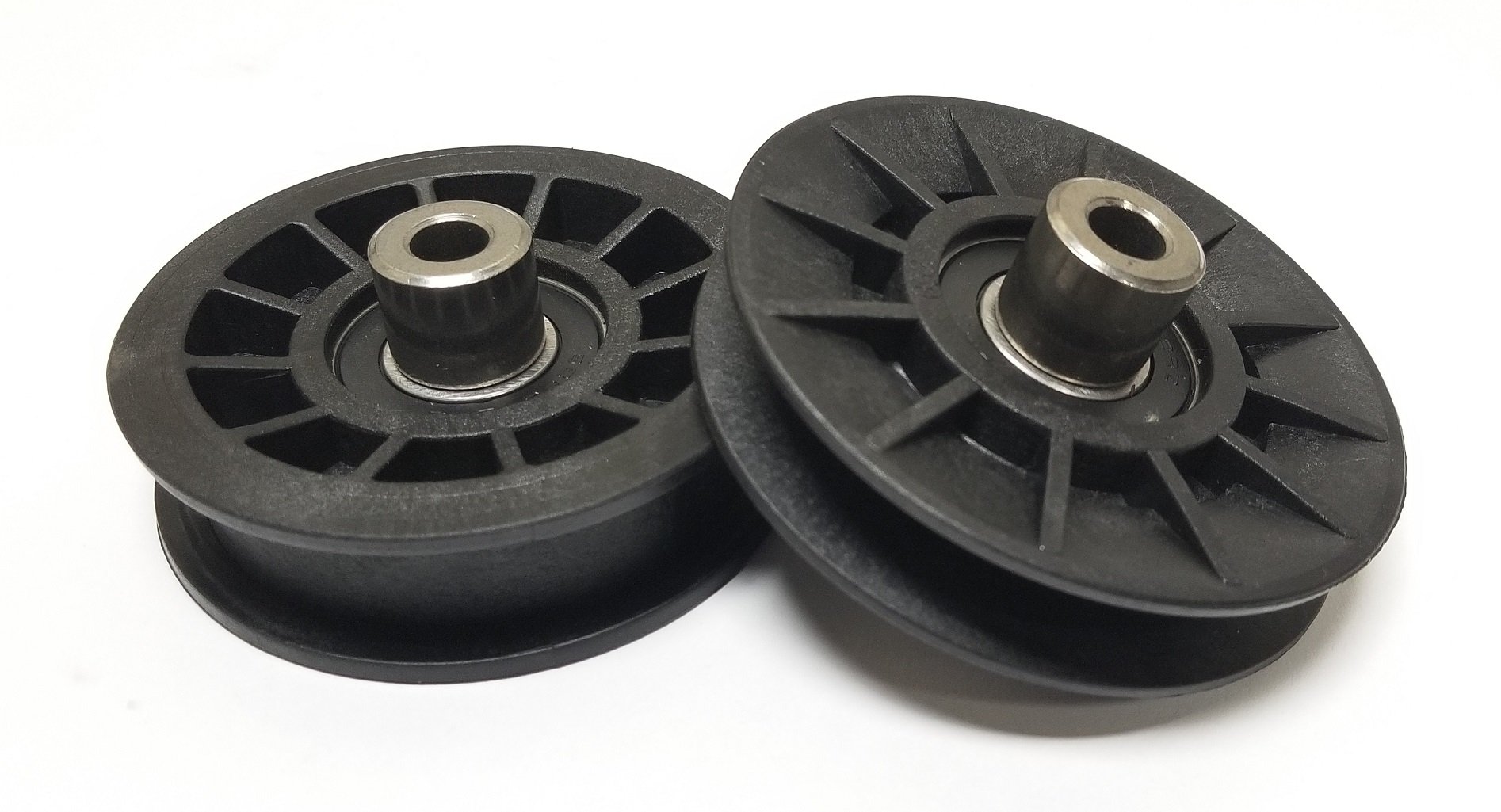 Poulan Husqvarna Jonsered Handwerker Set von 2 Drive Riemenscheiben, v-idler für 532194326 194326; flache Faulenzer für 532194327 194327