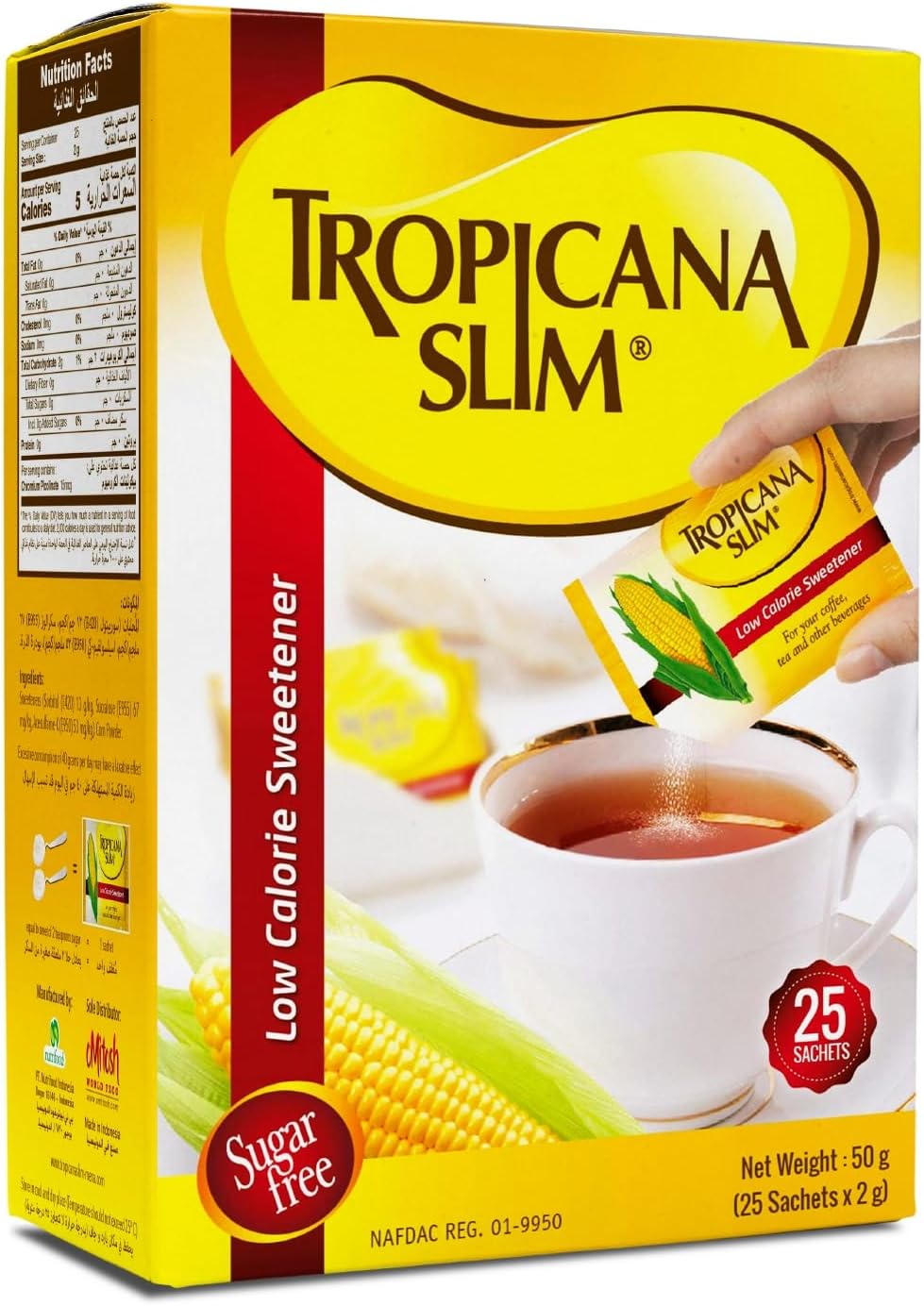 Tropicana Slim Low Calorie Sweetener - 50 gm
