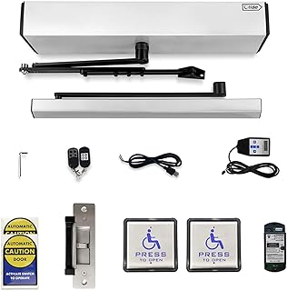 Olideauto Swing Door Operator Automatic for The Disabled,Commercial Smart WiFi Handicap Door Opener Wireless