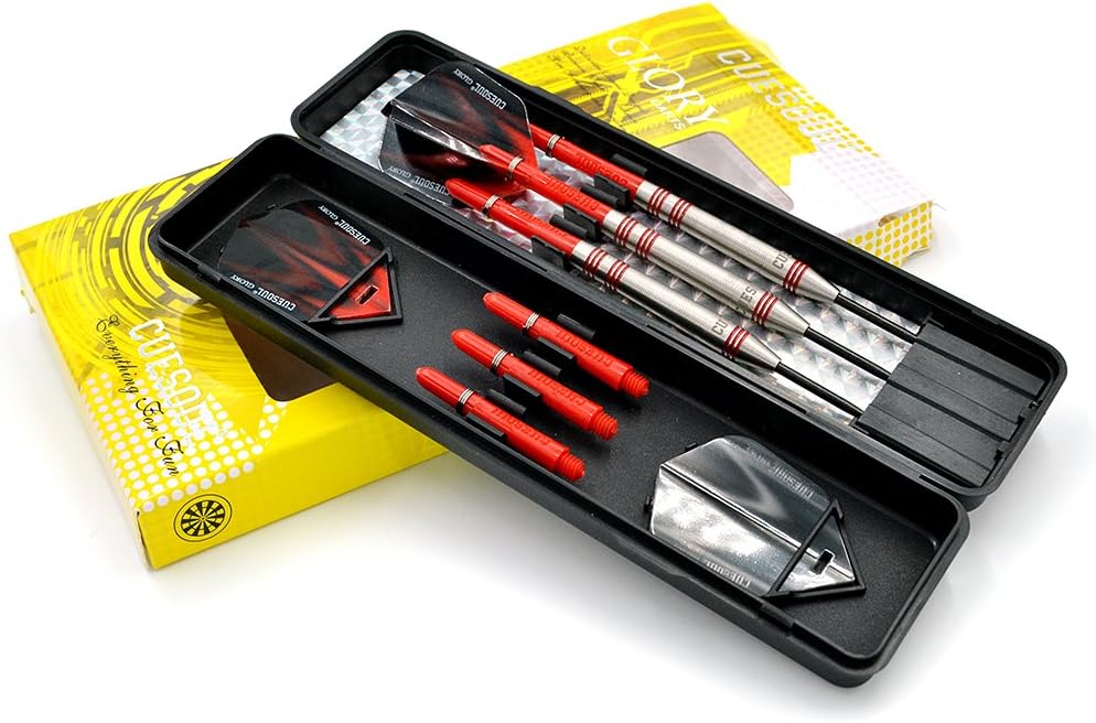 CUESOUL Professional Tungsten Steel Tip Dart Set 85% Tungsten 22g/24g/26g-Glory Series