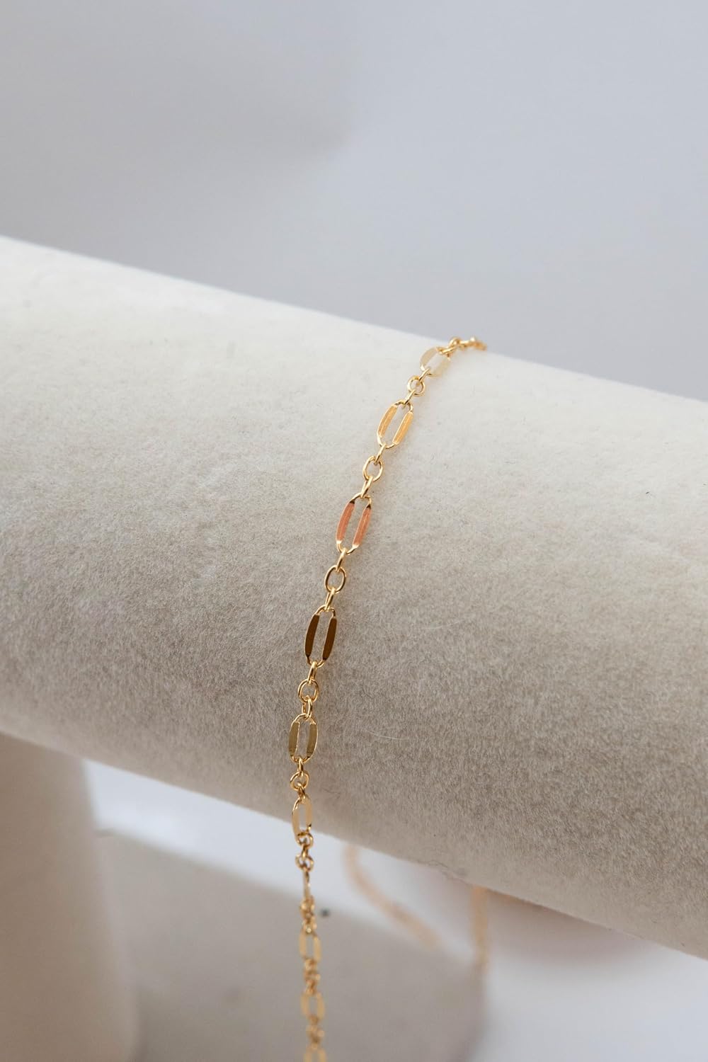 14k Gold Filled Dapped Chain, 3 Feet, 2.3mm, 14/20, Hamilton Finish, for Permanent Jewelry