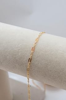14k Gold Filled Dapped Chain, 3 Feet, 2.3mm, 14/20, Hamilton Finish, for Permanent Jewelry