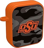Vista 5 de AFFINITY BANDS Oklahoma State Cowboys Camo HDX - Funda compatible con Apple AirPods Generaciones 1 y 2